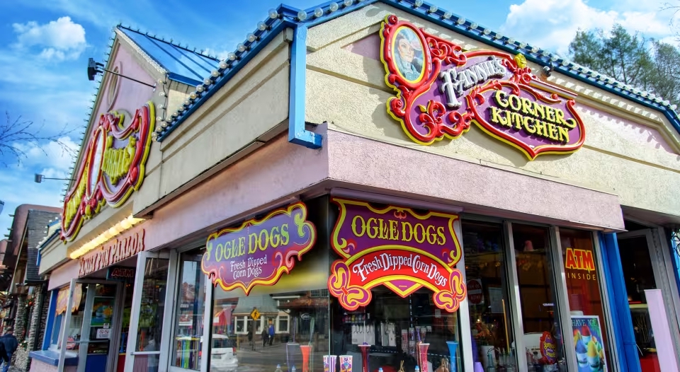 Exterior of Fannie Farkle's, Gatlinburg, Tennessee